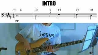 Tu Gran Amor Hillsong Bajo Tutorial [upl. by Leuneb]