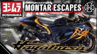 Suzuki HAYABUSA amp YOSHIMURA R11  Instalando Silenciosos  GEN 3 Exhaust Unboxing amp Sound [upl. by Wyatt]