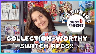 BEST SWITCH RPGs For Your Collection  COLLECTIONWORTHY Games ft JustTheGems [upl. by Milano]