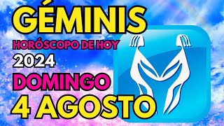 🤩 𝐂𝐮𝐦𝐩𝐥𝐞𝐬 𝐔𝐧 𝐆𝐫𝐚𝐧 𝐒𝐮𝐞ñ𝐨 💥Horoscopo Géminis Hoy ♊ 4 de Agosto de 2024 💥 [upl. by Lupita]