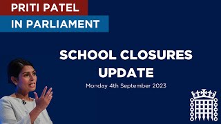 School closures update  4th September 2023 [upl. by Akived365]