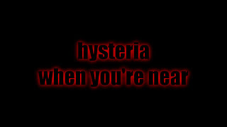 Def Leppard  Hysteria Lyrics [upl. by Mayeda]