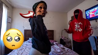 I GOT JUMPED PRANK ON BOYFRIEND HE CRASHED OUT [upl. by Aser]