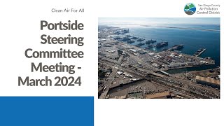 Portside Steering Committee Meeting March 2024 [upl. by Noeled]