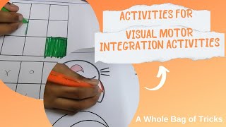 6 activities to improve visual motor integration skills [upl. by Aicenaj812]