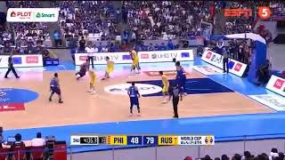 RAMBOL FIBA PHILIPPINES VS AUSTRALIA SUNTUKAN [upl. by Annaer25]