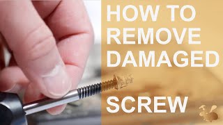 How to Use a Screw Extractor  The proper way [upl. by Mirth]