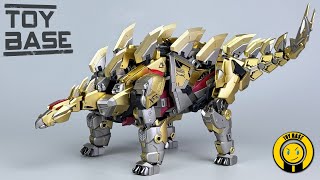 【Evolution Snarl】Cang Toys Transformers CT Longyan01 Stegsarow Snarl Mechanical Stegosaurus Robot [upl. by Hamlen]