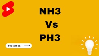 NH3 vs PH3 Hybridization shorts [upl. by Tirza]