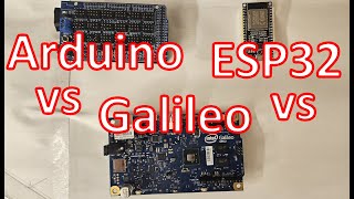 Comparison of and uses for Arduinos ESP32s and Galileos on a model railway [upl. by Emiatej]