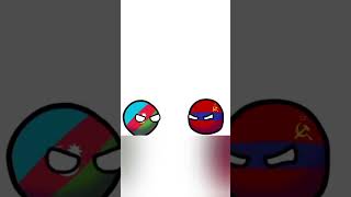 типичный армения и Азербайджан countryballs рисуеммультфильмы2 анимация at2 [upl. by Haelak857]