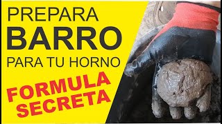 ✅ Cómo hacer Barro Super Resistente para tu Horno Casero de Leña  Barro Adobe Pizza [upl. by Cataldo]