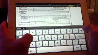 Docusign ink app  sign documents on ipad [upl. by Yrrep]