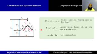 Cours d’Électrotechnique 1 Circuit triphasé 1 Couplage étoile [upl. by Nnayrrehs]