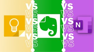 Evernote vs Keep vs One Note  ¿Cuál es la mejor aplicación de notas [upl. by Seaton]