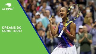 Match Point  18YearOld Fernandez Shocks Osaka  2021 US Open [upl. by Aved]