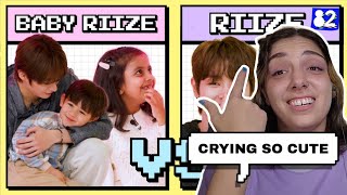 The only video of RIIZE with kids👶ㅣCOPYampPASTEㅣNewJeans BABYMONSTER BTS aespa NCT etc  REACTION [upl. by Gold]