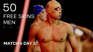 ISL SEASON 3  MATCH 6 DAY 2 Men’s 50m Freestyle Skins [upl. by Aria]