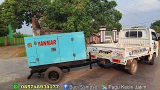 MEMBUAT TRAILER GENSET YANMAR SILENT  LANGSUNG DI TEST DRIVE [upl. by Plante]