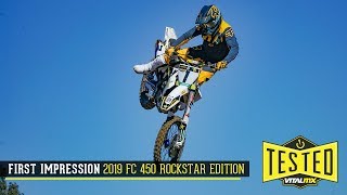 First Impression 2019 Husqvarna FC 450 Rockstar Edition [upl. by Sucy]