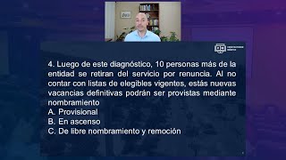 Ejemplo de preguntas situacionales para el eje tématico Gestión de Talento Humano [upl. by Pare]