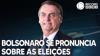 Presidente Jair Bolsonaro faz pronunciamento após resultado das eleições [upl. by Lynnett]