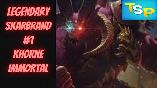 Legendary Skarbrand Immortal Campaign 1 Khorne  Total War Warhammer III [upl. by Eicak]