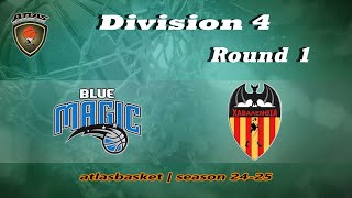 Atlasbasket  Div 4Round 1  BLUE MAGIC vs HAVALENCIA [upl. by Valenta]