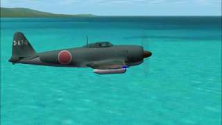 Combat Flight Simulator 2  A7M2 烈風 [upl. by Marco]