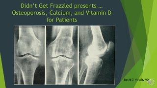 Osteoporosis calcium and vitamin D for patients [upl. by Emelia767]