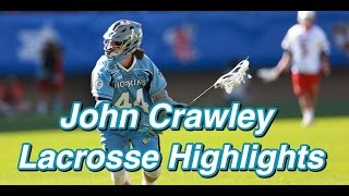 College Lacrosse Highlights John Crawley 44 [upl. by Aynotak]