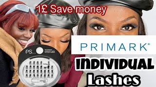 HOW I APPLY MY INDIVIDUAL PRIMARK LASHESDIY EASY amp AFFORDABLE INDIVIDUAL LASHES AT HOMELIZA LIVE [upl. by Joceline]