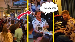 Pianists Plan To Surprise Guest At Italian Restaurant Takes Unexpected Turn 🤯 [upl. by Nannette]