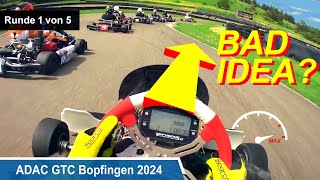 Pass on the Grass I Wild 5 Lap Sprint Race I Karting Endurance Championship GTC I Bopfingen 24 I POV [upl. by Maurise]