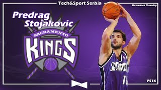 Pedja Stojakovic ubacuje 10 trojki Lejkersima [upl. by Lechar]