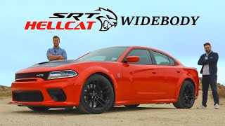 2020 Dodge Charger SRT Hellcat Widebody Review  Four Door Fury [upl. by Ainomar]