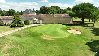 Golf de la Vallade  drone aerial video  hole09 [upl. by Romano]