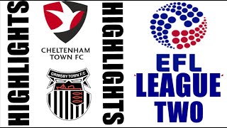 Grimsby Town 32 Cheltenham Town Highlights amp Goals  EFL League Two 20242025 [upl. by Yarw]