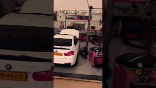 Busy Day At Petes Garage  Hand Made Diorama From SCRATCH shorts diy [upl. by Merlin632]