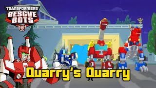 Rescue Bots Review  Quarrys Quarry [upl. by Llabmik672]