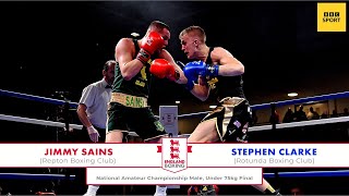 NACs 23 Male Under 75kg Final Jimmy Sains vs Stephen Clarke [upl. by Miki]