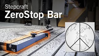 Stepcraft ZeroStop Bar  CNC Machine  Peace [upl. by Kemppe229]