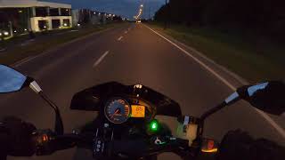 Kawasaki Z750 2009r Przyspieszenie 0210kmh oraz 50200kmh Acceleration TEST RIDE [upl. by Yalahs]