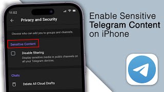 How to Enable Sensitive Content on Telegram 2023 [upl. by Neo625]