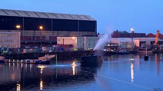 Fourth astute class submarine completes first dive at BAE Systems BarrowinFurness [upl. by Celinka]