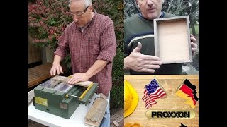 Building a Shadowbox with a Proxxon Table Saw and Reclaimed Palett Wood [upl. by Nurat]