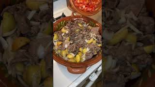 Bistec ranchero con papas🥩🥔🧅🍅parte 1 [upl. by Meekyh654]