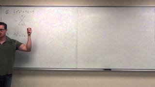 Intermediate Algebra Lecture 64 Factoring Polynomials Trinomials in General [upl. by Etnoid]