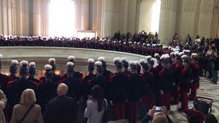 Les Invalides Napoleon’s Tomb Military Induction Ceremony [upl. by Sisely]