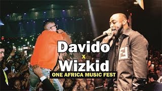 DAVIDO x WIZKID ONE AFRICA MUSIC FEST DUBAI [upl. by Dlaregztif]